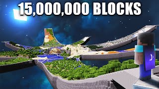 I Built A MEGA STRUCTURE In Minecraft [upl. by Telrahc407]