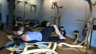 Abdominal Exercise on Gyrotonic Equipment [upl. by Hebbe]