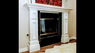 HOW TO BUILD A CUSTOM FIREPLACE MANTEL [upl. by Awe]