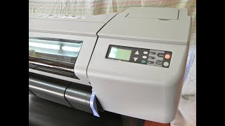 hp DesignJet 500 Printhead replacement [upl. by Jeana208]