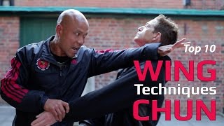 Top 10 wing chun techniques [upl. by Llednyl140]