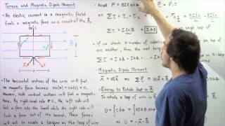 Magnetic Torque and Magnetic Dipole Moment [upl. by Collimore192]