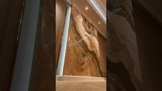 Венецианская штукатурка под эффектом золотистого мрамора… Venetian plaster super gloss🫡 shorts [upl. by Estevan421]