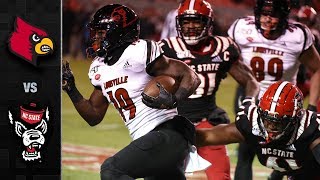 Louisville vs NC State Football Highlight 201918 [upl. by Assej]