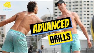 Pro Level Beach Volleyball Drills [upl. by Pell662]