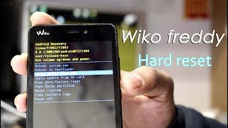 Wiko freddy hard reset [upl. by Parrie]