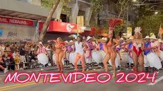 DESFILE INAUGURAL DE CARNAVAL 2024 MONTEVIDEO URUGUAY [upl. by Tipton]