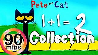 Learn To Add with Pete the Cat Collection 📚✏️  KittyCat  Animated Read Aloud Story Book [upl. by Adnohrahs]