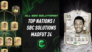 TOP NATIONS I  ALL 6 SBCS  Easiest Way Possible  MadFUT 24 [upl. by Magdala]