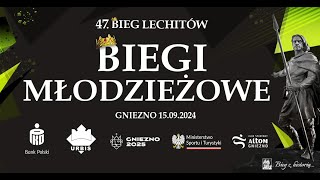 47 Bieg Lechitów  Biegi Młodzieżowe [upl. by Alleuol]