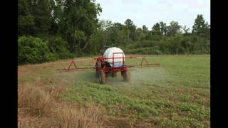 Spraying Post Emergent Herbicide on Soybeans [upl. by Iveson]