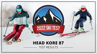 2022 Head Kore 87  SkiEssentialscom Ski Test [upl. by Ardnoyek]