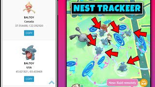 Pokémon Go New Mega Nest Tracker  Pokémon Go Shiny Hunting Tracker  Pokemon Go Best Nest Finder [upl. by Etiuqram721]