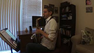 Saxophone Etude of the Week  Ferling 37 Nov 511 2017 [upl. by Ditmore]