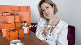 50 off at Hermes  How to get a quota bag  HAUL [upl. by Arabel]