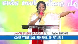 CULTE 2019 09 22 PASTEUR SYLVIANE COMBATTRE NOS ENNEMIS SPIRITUELS [upl. by Lustick129]