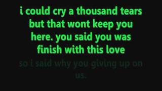 Chris Brown Last Time Together Lyrics On Screen [upl. by Tsirhc]