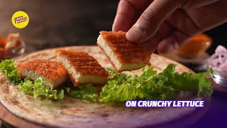 Faasos Wraps Spicy Paneer Burger Wrap New Launch [upl. by Llydnek]