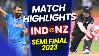 🔴India vs New Zealand Semi Final Full Match Highlights  World Cup 2023  IND vs NZ HIGHLIGHTS [upl. by Deryl752]