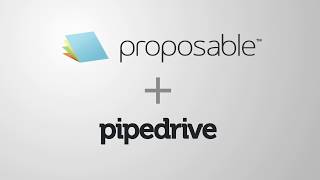 Connect Pipedrive CRM to Proposable for effortless Proposal workflow [upl. by O'Mahony]