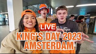 Kingsday 2023 Live  Amsterdam Downtown Street Parties Part I [upl. by Isidore]