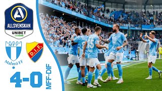 Höjdpunkter Malmö  Djurgården 40 Allsvenskan [upl. by Arracot]