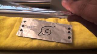 How to Make A Naruto Headband [upl. by Veljkov339]