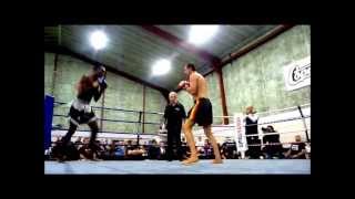 Israel Adesanya VS Wayne Condon  NZ Muay Thai [upl. by Atisusej]