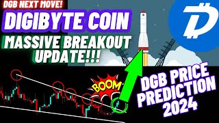 DigiByte Coin Massive Breakout Update  DGB Price Prediction 2024 [upl. by Aztiram]