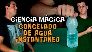 Cómo congelar agua al instante en un segundo hielo instantáneo  Ciencia mágica [upl. by Grae931]