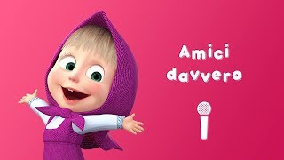 Masha e Orso Musica 🐻🌞Amici davvero 🎤 Karaoke🌟Canta con Masha👱‍♀️ [upl. by Ikkim]