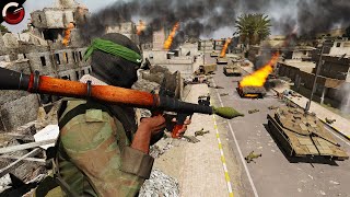 BATTLE OF GAZA IsraelPalestine War  ArmA 3 Gameplay [upl. by Amoeji464]