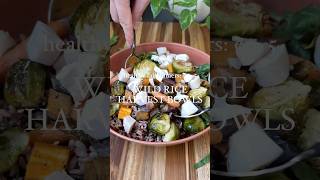 Wild Rice Harvest Bowls fallrecipes healthyrecipes rice [upl. by Eterg]