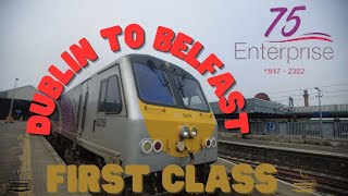 Dublin To Belfast Train First class Dining Enterprise🥂 4K [upl. by Larianna]