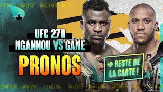 UFC 270 Francis Ngannou vs Ciryl Gane  LES PRONOSTICS [upl. by Ahseram873]