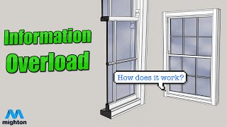 Sliding Sash Window Technical Drawing lecture Part 1  Mighton Series [upl. by Odell971]