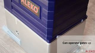 ALEKO Sliding Gate Opener AC2000 Basic Kit [upl. by Dickinson]