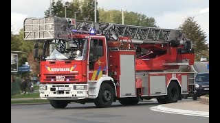 Belgium Deinze Fire Dept responding to call fire [upl. by Reamonn]