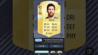 Lionel Messi FIFA card [upl. by Ainot535]