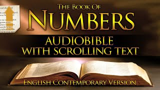 Holy Bible Audio NUMBERS 1 to 36  With Text Contemporary English [upl. by Goldner]