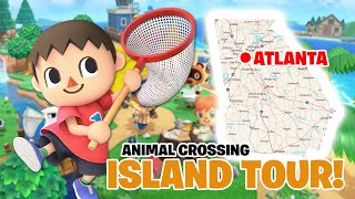 Tour of Atlanta  Animal Crossing New Horizons animalcrossing animalcrossingnewhorizons [upl. by Hinman786]