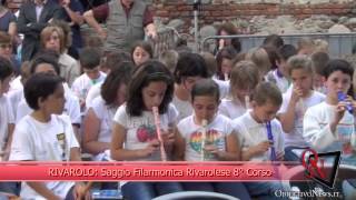 Rivarolo Canavese  I bambini delle scuole primarie in concerto [upl. by Euqirat150]