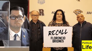 Residents announce recall of Florencio Briones El Monte School Board Trustee [upl. by Anig]