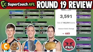 BITCH BUTTERS AGAIN AFL Supercoach Review  Round 19 2024 [upl. by Kcirdek]