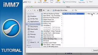 Import Other Mind Maps  iMindMap 7 [upl. by Thomasin]