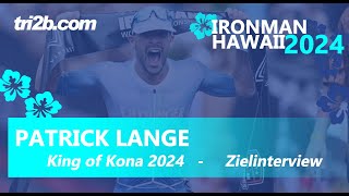 Patrick Lange im Interview nach dem dritten Ironman HawaiiSieg [upl. by Laehcym176]