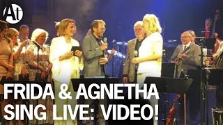 ABBA REUNION Frida amp Agnetha sing The Way Old Friends Do LIVE at Berns Stockholm June 2016 [upl. by Godewyn]