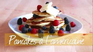 Recette pour faire des pancakes moelleux à laméricaine [upl. by Tyrrell659]