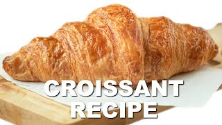 Professional Baker Teaches You How To Make CROISSANTS [upl. by Aketal]