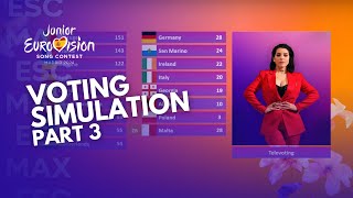 Junior Eurovision 2024  Voting Simulation  PART 33 [upl. by Ziom]